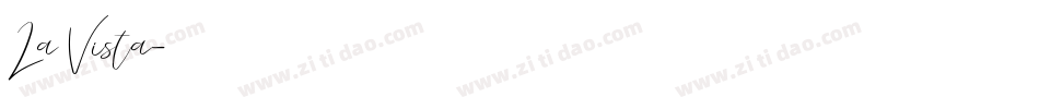 La Vista字体转换